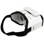 Virtual Reality Goggles Google Cardboard VR Headset for iPhone & Samsung VR Goggles Virtual Reality Headset - DIY VR Cardboard Virtual Reality Glasses 3D Glasses for Movies & Virtual Reality Games