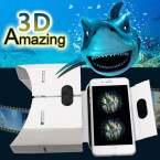 Virtual Reality Goggles Google Cardboard VR Headset for iPhone & Samsung VR Goggles Virtual Reality Headset - DIY VR Cardboard Virtual Reality Glasses 3D Glasses for Movies & Virtual Reality Games