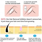 Hair Removal Inhibitor Oil Permanent Depilatory Armpit Beard Legs Pubic Bikini Hair For Body Face Hair Removal Cream for Women Girls(Hair Removal Inhibitor)
