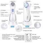 Face Firming Machine 6 in 1 Face Light Massager with Vibration Warm Beauty Device Online in UAE