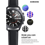 SAMSUNG Galaxy Watch 3 (45mm, GPS, Bluetooth) Smart Watch with Advanced Health Monitoring, Fitness Tracking, and Long lasting Battery - Mystic Black (US Version)