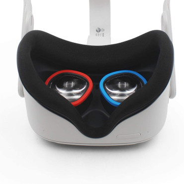 AMVR Lens Anti-Scratch Ring Protecting Myopia Glasses from Scratching VR Headset Lens Compatible for Oculus Quest, Quest 2, Rift S or Oculus Go AMVR Lens Anti-Scratch Ring Protecting Myopia Glasses from Scratching VR Headset Lens Compatible for Oculus Quest, Quest 2, Rift S or Oculus Go