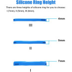 AMVR Lens Anti-Scratch Ring Protecting Myopia Glasses from Scratching VR Headset Lens Compatible for Oculus Quest, Quest 2, Rift S or Oculus Go