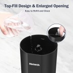 Humidifiers for Bedroom, Homech Top Fill Cool Mist Humidifier - Smart Ultrasonic Humidifiers with Automatic Shut-Off, Whisper Quiet, Lasts for 40 Hours - Easy to Clean Water Tank (4L, Black)