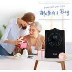 LEVOIT Humidifiers for Large Room Bedroom (6L), Warm and Cool Mist Ultrasonic Air Vaporizer for Home Whole House Babies, Customized Humidity, Remote Control, Whisper-Quiet (Black)