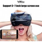 VR Headset Virtual Reality VR 3D Glasses VR Set 3D Virtual Reality Goggles, Controller, Adjustable VR Glasses Support 7 Inches [with Gamepad]