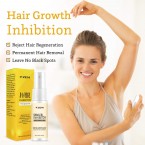 Hair Inhibitor, Facial Hair Stop Growth Spray, Non-Irritating Painless Hair Removal Inhibitor, for Face, Arm, Leg, Armpit, (30ML upgraded)