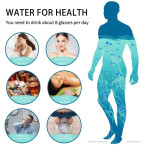 DQXY Mother's Day Mugs Portable Hydrogen Water Bottle Water Ions Generator Rechargeable Hydrogen Water Generator Glass Cup for Home Travel