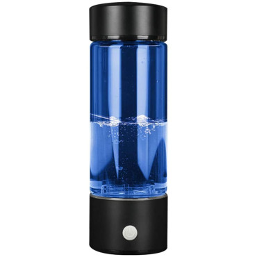 Portable Hydrogen Water Generator with Glass Bottle and Inhaler Adapter, Hydrogen Alkaline Glass Water Bottle Make Hydrogen Content up to 1300-1600 PPB --S SMAUTOP Portable Hydrogen Water Generator with Glass Bottle and Inhaler Adapter, Hydrogen Alkaline Glass Water Bottle Make Hydrogen Content up to 1300-1600 PPB --S SMAUTOP