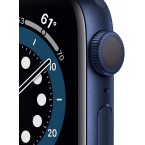 New Apple Watch Series 6 (GPS, 40mm) - Blue Aluminum Case with Deep Navy Sport Band