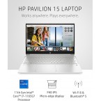 HP Pavilion 15 Laptop, 11th Gen Intel Core i7-1165G7 Processor, 16 GB RAM, 512 GB SSD Storage, Full HD IPS Micro-Edge Display, Windows 10 Pro, Compact Design, Long Battery Life (15-eg0021nr, 2020)