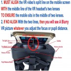 VR Headset for Android Phone / iPhone with Controller, 120° FOV, 3.5mm Audio Wireless Adaptor, Anti-Blue-Light Lenses, Fits for All Mobile’s Length / Display Size Up to 6.7 / 7.2 inches. (BBR)