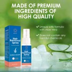 Hair Removal Inhibitor Spray 2-in-1 Reduce Stop Growth Permanent Result Painless Non-Irritating for Face Arm Leg Armpit Men Women Hypoallergenic All Skin Types Sensitive Formula