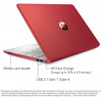 HP 15.6 inch HD LED Display Laptop 2020 (Intel Pentium Gold 6405U Processor, 4 GB DDR4 RAM, 128 GB SSD, HDMI, Webcam, WI-FI, Windows 10 S) Scarlet Red (Renewed)