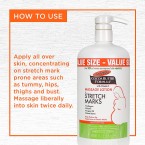 Palmer's Cocoa Butter Formula Massage Lotion for Stretch Marks and Pregnancy Skin Care, 33.8 Ounce