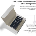 Promescent Flushable Wet Wipes for Adults with Aloe Vera, Personal Cleansing Intimate Hygiene Cloths for Men and Feminine Use - pH Balanced, Gentle, Hypoallergenic, Individually Wrapped (40 Count)