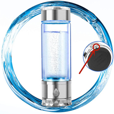 N.P Hydrogen Water Bottle Generator with Dual Chamber,PEM and SPE Technology,Up to 1700PPB,Portable Hydrogen Water Maker,Hydrogen Water Machine,New Technology Glass (a) N.P Hydrogen Water Bottle Generator with Dual Chamber,PEM and SPE Technology,Up to 1700PPB,Portable Hydrogen Water Maker,Hydrogen Water Machine,New Technology Glass (a)