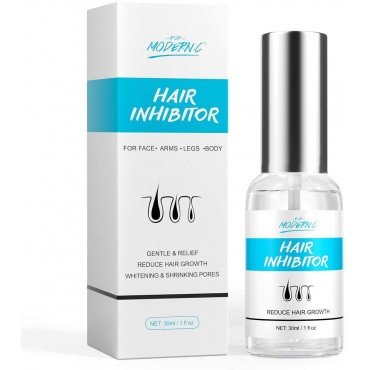 Hair Inhibitor Spray Natural Hair Stop Growth Spray For Arm Underarm Legs Face Back Leg Chest Bikini Shrink Pores No leave Black Spot And Smooth For Men Women