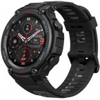 Amazfit T-Rex Pro Smartwatch Fitness Watch with Built-in GPS, Military Standard Certified, 18 Day Battery Life, SpO2, Heart Rate Monitor, 100+ Sports Modes, 10 ATM Waterproof, Music Control, Black