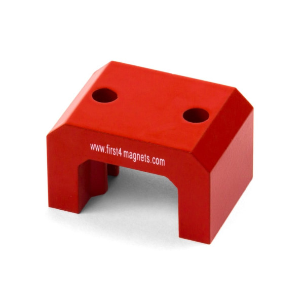 Extra Large Red Alnico Horseshoe Magnet - 23kg P..