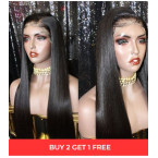 Extra long lace frontal wig, ladies fake scalp Brazil straight 360 lace frontal wig