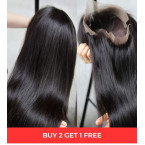 Extra long lace frontal wig, ladies fake scalp Brazil straight 360 lace frontal wig