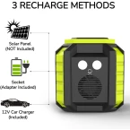 222Wh Portable Power Station, 60000mAh Camping Solar Generators Lithium Battery Power Supply with 110V/200W AC Outlet, USB QC3.0, LED Flashlights for CPAP Home Camping Emergency Backup