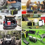 222Wh Portable Power Station, 60000mAh Camping Solar Generators Lithium Battery Power Supply with 110V/200W AC Outlet, USB QC3.0, LED Flashlights for CPAP Home Camping Emergency Backup