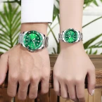 High Quality Custom Men Women Wristwatch Lover Stainless Steel Quartz Couple Watch Set