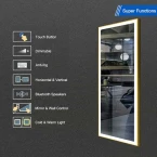 Elegant Smart Touch Led Dress Mirror