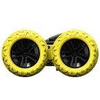 G03080R Children Deformable Electric RC Car Four-wheel Drive Stunt Car Double-sided Vehicle Toy - Yellow