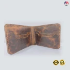 Slim Smart Pure 100% Leather made Wallet for Men 4 Card holder, Sleek & Stylish | ShopUSA.ae
