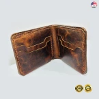 Slim Smart Pure 100% Leather made Wallet for Men 4 Card holder, Sleek & Stylish | ShopUSA.ae