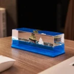 Floating Boat Drifting Decoration for Car Table Ornament Home Decor Creative Fashion Piece Symbol of Love