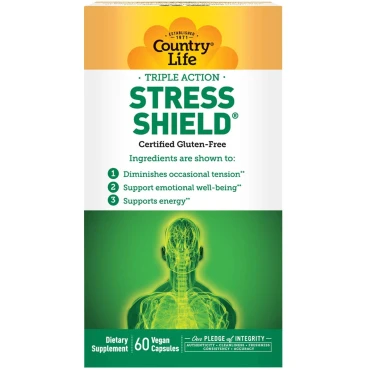 Country Life Stress Shield - 60 Vegetarian Capsules Country Life Stress Shield - 60 Vegetarian Capsules