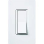 Lutron Claro On/Off Switch, 15 Amp, 3-Way, CA-3PS-WH, White