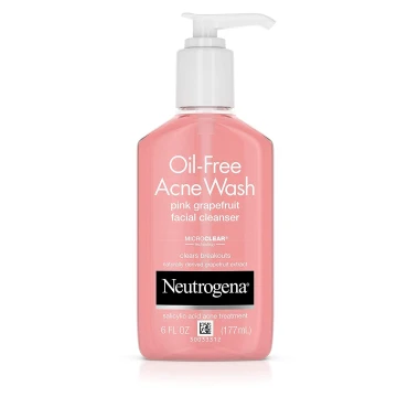 Neutrogena Oil-Free Acne Wash Facial Cleanser, Pink Grapefruit Online in UAE Neutrogena Oil-Free Acne Wash Facial Cleanser, Pink Grapefruit Online in UAE