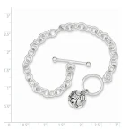 Buy ICE CARATS 925 Sterling Silver Soccer Ball Bracelet Online in UAE