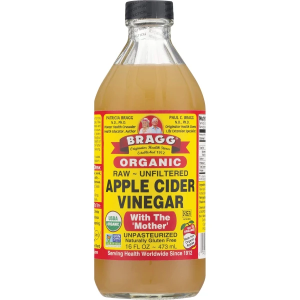 Bragg Organic Raw Unfiltered Apple Cider Vinegar..