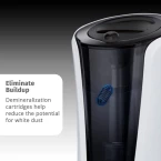 HoMedics Ultrasonic Demineralization Humidifier Replacement Cartridges | 4-pack | Prevents Hard Water Build-Up | Filters Mineral Deposits | Purifies Water | Eliminates White Dust | Removes Odor