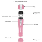 Buy Tomiya Portable Miniature female facial hair remover Online in UAE