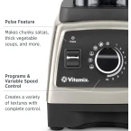 Vitamix Professional Series 750 Blender, Professional-Grade, 64 oz. Low-Profile Container, Black, Self-Cleaning - 1957