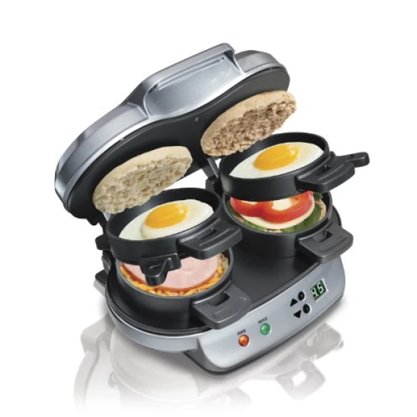 Buy Hamilton Beach Dual Breakfast Sandwich Maker..