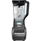 Ninja Professional 72 Oz Countertop Blender with 1000-Watt Base and Total Crushing Technology for Smoothies, Ice and Frozen Fruit (BL610), Black