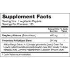 NatureWise Raspberry Ketones Plus+, Advanced Antioxidant & Green Tea Extract for Weight Loss, Appetite Suppression, Organic Kelp, Resveratrol, Vegan, Gluten-Free, 120 count
