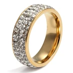 Buy VNOX Women Stainless Steel Eternity Ring Online in UAE