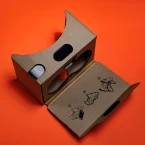 I Am Cardboard VR Box | The Best Google Cardboard Virtual Reality Viewer for iPhone and Android | Google Cardboard v2 Headset Inspired | Small and Unique Travel Gift Under 20 Dollars (Brown)