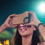 I Am Cardboard VR Box | The Best Google Cardboard Virtual Reality Viewer for iPhone and Android | Google Cardboard v2 Headset Inspired | Small and Unique Travel Gift Under 20 Dollars (Brown)