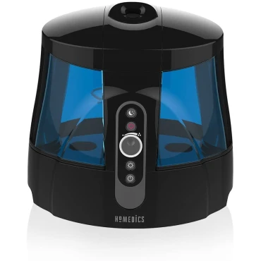 TotalComfort Warm & Cool Mist Ultrasonic Humidifier | 1.7 Gallon Tank, 80 Hour Runtime, Nightlight, Dual Tanks | Clean Tank Technology, BONUS 2 DEMINERALIZATION CARTRIDGES, Whisper-Quiet | HoMedics TotalComfort Warm & Cool Mist Ultrasonic Humidifier | 1.7 Gallon Tank, 80 Hour Runtime, Nightlight, Dual Tanks | Clean Tank Technology, BONUS 2 DEMINERALIZATION CARTRIDGES, Whisper-Quiet | HoMedics