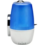 Pure Guardian H4810AR Ultrasonic Warm and Cool Mist Humidifier, 120 Hrs. Run Time, 2 Gal. Tank, 600 Sq. Ft. Coverage, Large Rooms, Quiet, Filter Free, Silver Clean Treated Tank, Essential Oil Tray